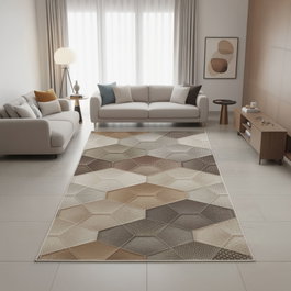 Conceptum Alfombra Multicolor 50 x 80 cm con Impresión 3D